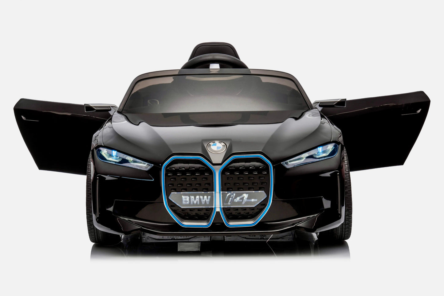 Licensed BMW i4 Electric 12V Kids Ride on Toy Car With Remote UPGRADED- BLACK