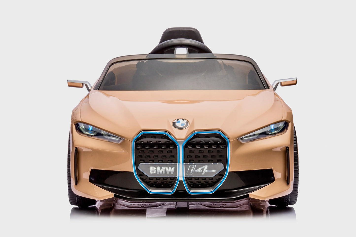 Licensed BMW i4 Electric 12V Kids Ride on Toy Car With Remote UPGRADED - GOLD